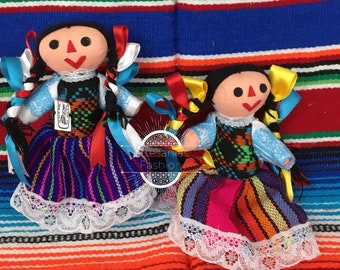 Mexican doll, Rag doll, Handmade doll, Cloth doll, Art doll, Authentic mexican doll