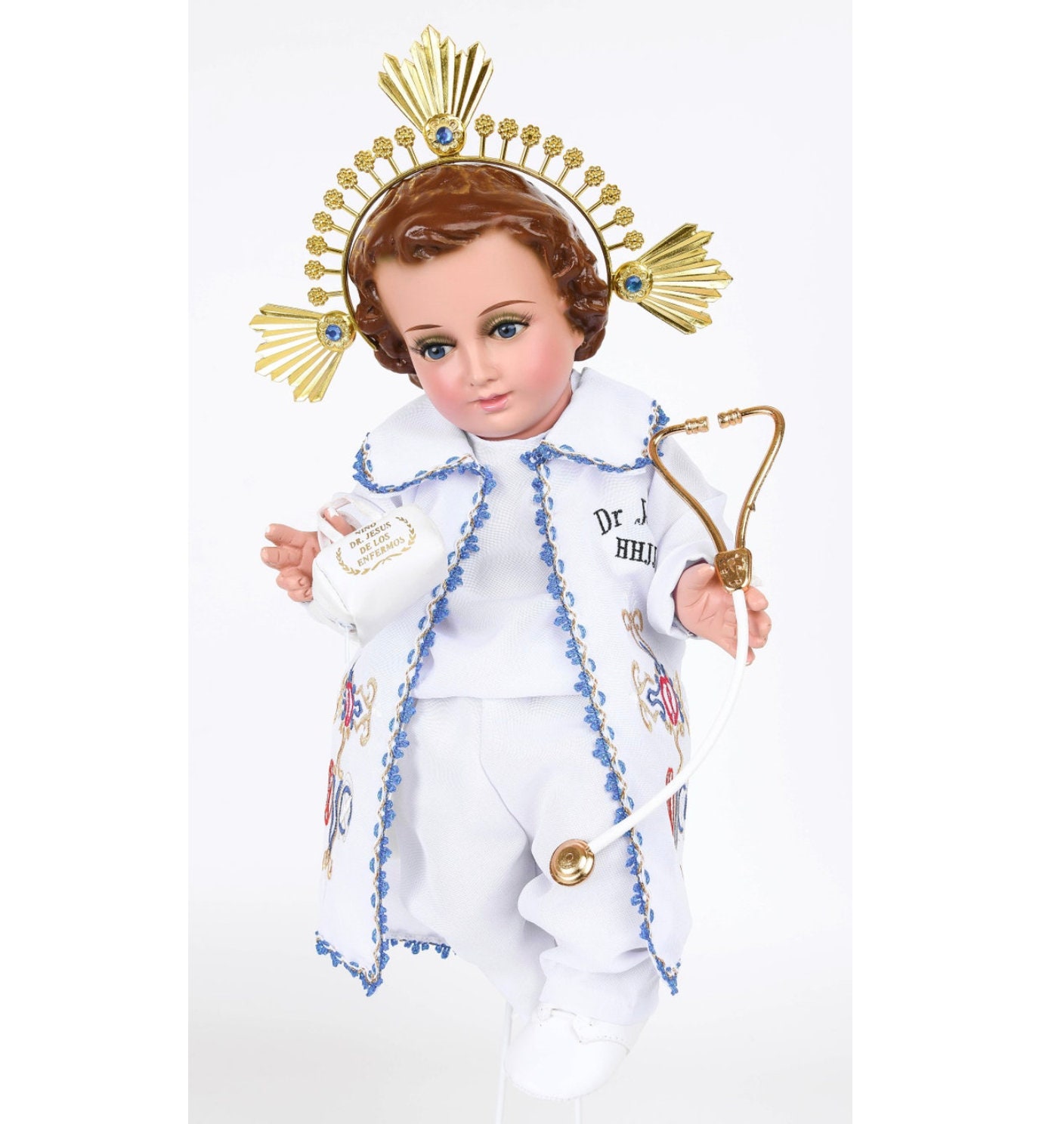 Trajecito de Nino Doctor para Niño Dios con accesorios - Etsy España Trajecito de Nino Doctor para Niño Dios con accesorios - Etsy España