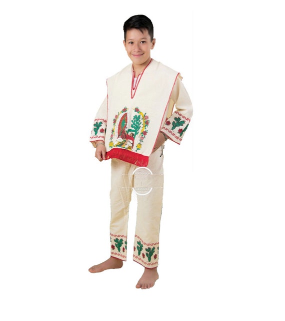 Traje de Indito para Nino y Adulto con Imagen de la Virgen de - Etsy México Traje de Indito para Nino y Adulto con Imagen de la Virgen de - Etsy México