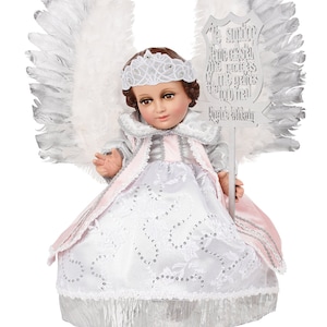 Nino Dios Angel de la Protection Divina outfit, Trajecito Nino Dios Angel de la Salud Baby Jesus outfit baby jesus clothes and accessories