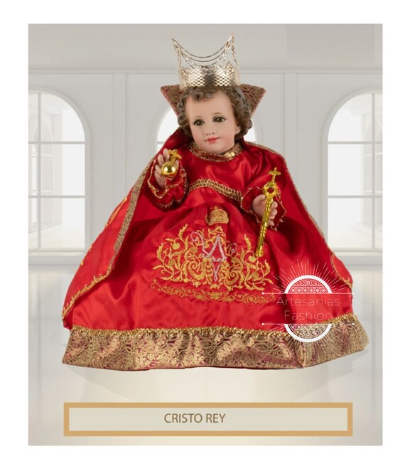 Trajecito De Cristo Rey Fino Para Niño Dios Con Accesorios - Etsy Trajecito De Cristo Rey Fino Para Niño Dios Con Accesorios - Etsy