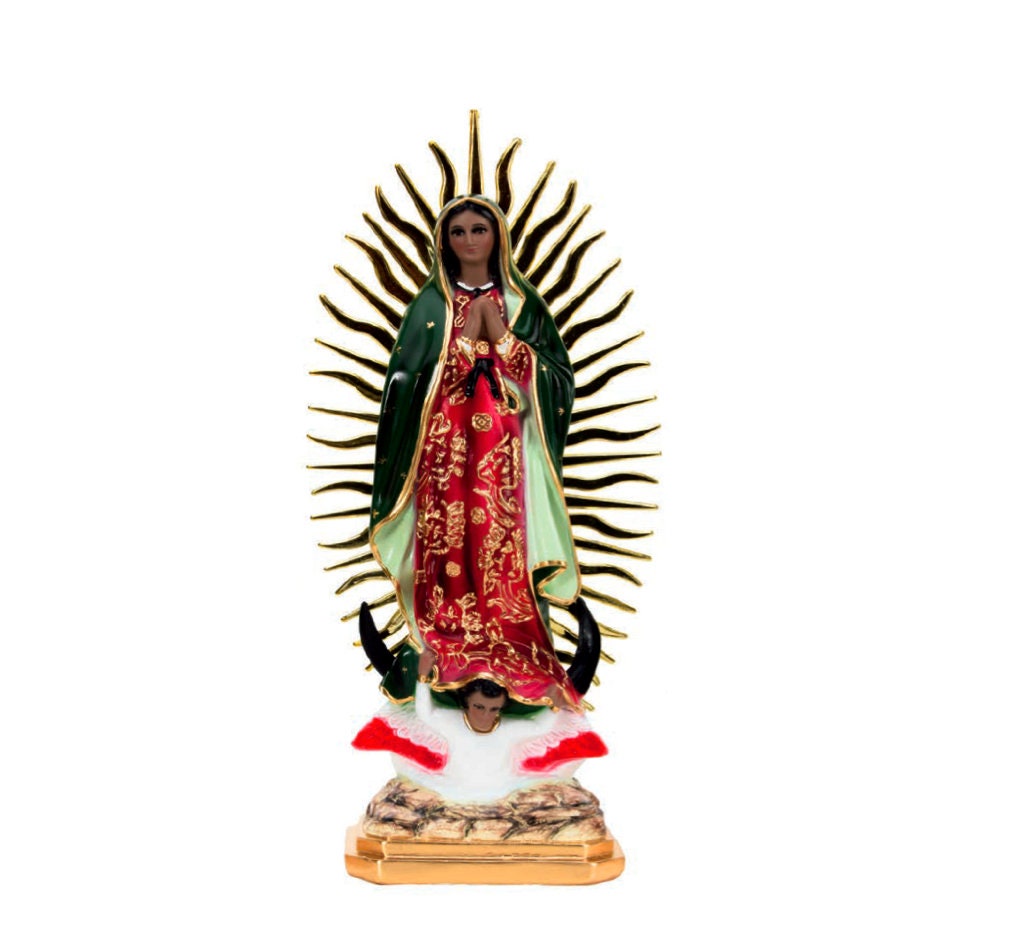 Estatua De La Virgen De Guadalupe/virgin Mary Statue Etsy