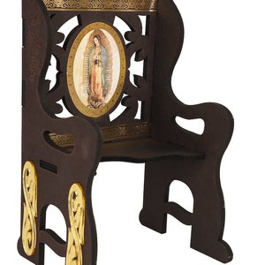 Sillita para Niño Dios de Madera Silla para Nino Dios Baby Jesus Chair Baby Jesus Wooden Chair Baby Jesus Accessories Vestido nino dios