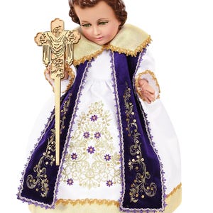 Nino Dios Outfit Niño de la Pasion de Cristo, Trajecito Nino Dios de la Pasion de Cristo Baby Jesus Outfit and Accessories 2024