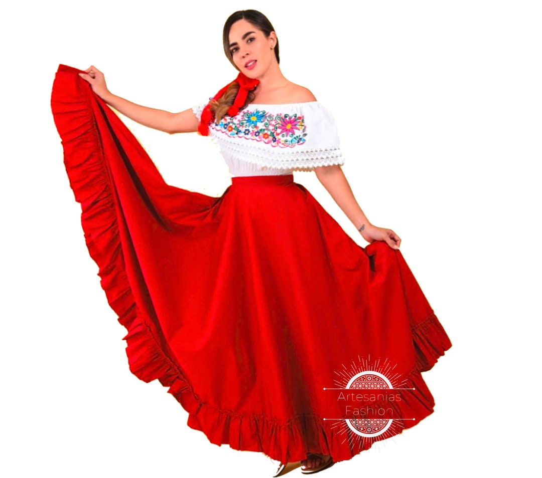 Folklorico Cirlce Skirts, Practice Skirt, Falda De Ensayo, Womens Full