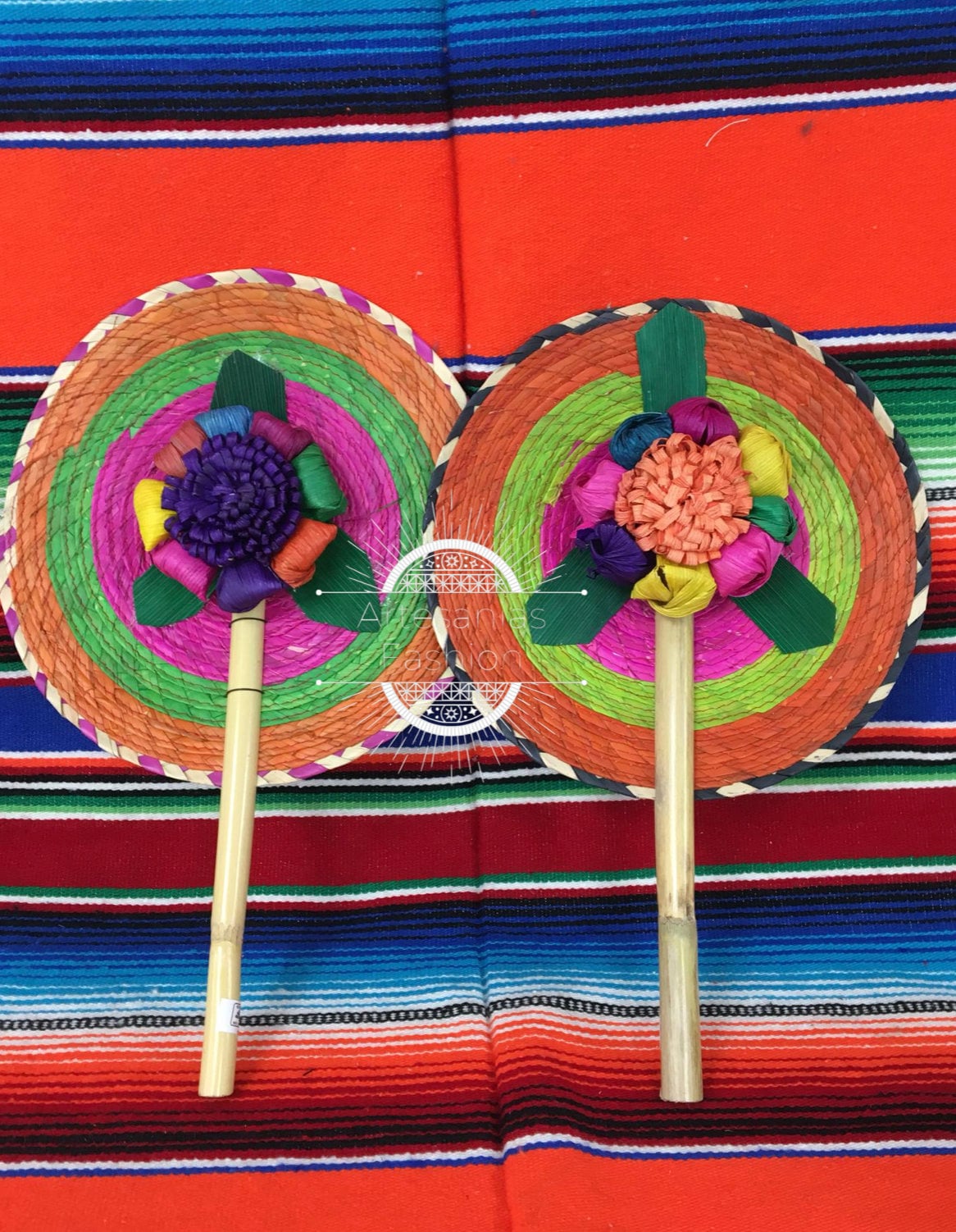 Abanicos De Palma Mexicanos Tradicionales Mexican Etsy