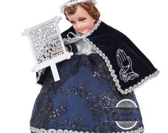 Trajecito de Nino del Perdón Niño Dios con accesorios Incluidos/Baby Jesus Outfit