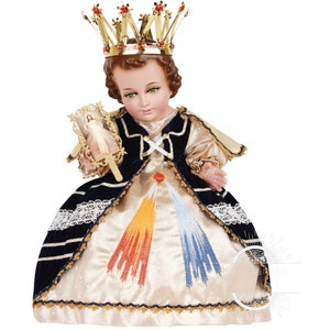 Trajecito de Nino de la Misericordia Niño Dios con accesorios Incluidos/Baby Jesus Outfit