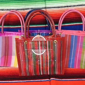 12 Bolsita de Nylon,Mini mercado bags, fiesta favors, mexican party favors, mini mesh bag, mini mexican market bag