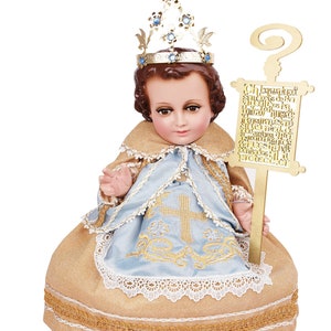 Nino Dios Outfit San Nicolas de Bari Nino Dios San Nicolas de Bari Baby Jesus handgemaakte baby Jezus Outfit