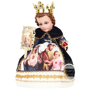 Trajecito de Niño de la Sagrada Familia Niño Dios con accesorios Incluidos/Baby Jesus Outfit