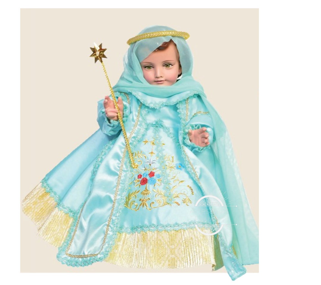 Trajecito De Niño De Belen Para Niño Dios Con Accesorios Incluidos