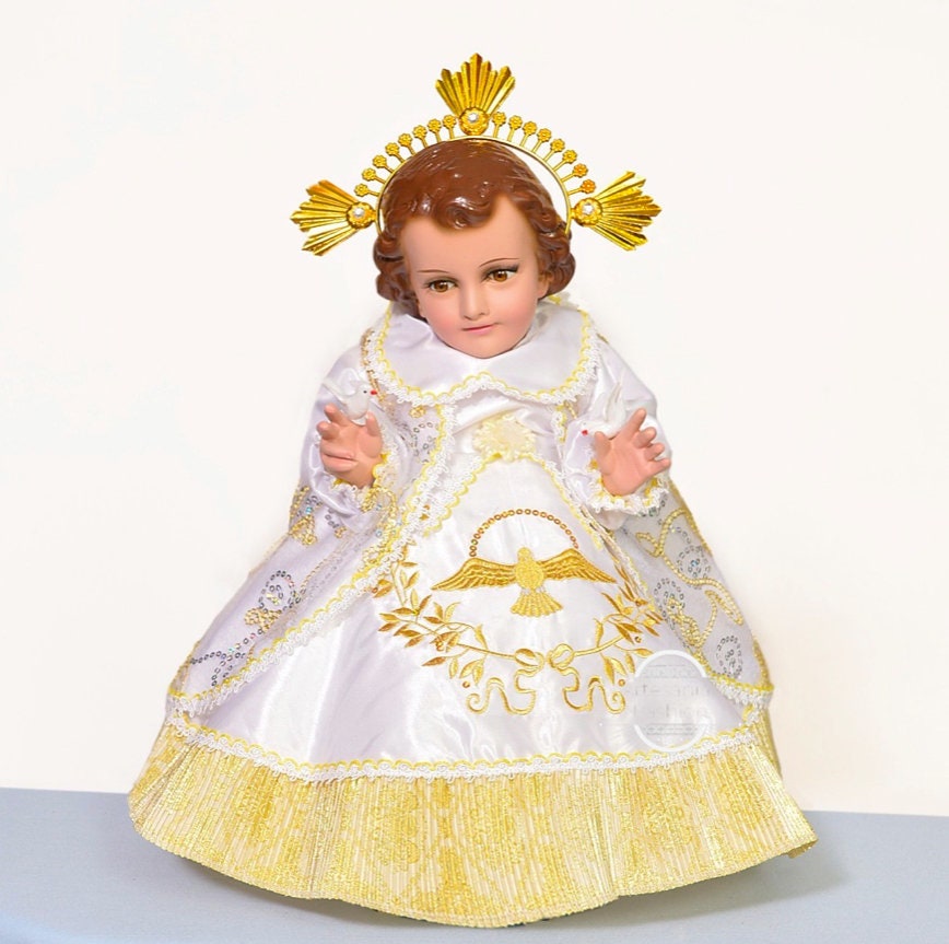 Trajecito de Espíritu Santo Fino para Niño Dios con accesorios - Etsy México Trajecito de Espíritu Santo Fino para Niño Dios con accesorios - Etsy México
