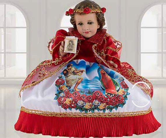 Trajecito de Virgen de Guadalupe del Tepeyac para Niño Dios - Etsy México Trajecito de Virgen de Guadalupe del Tepeyac para Niño Dios - Etsy México