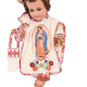 Nino Dios Outfit Juan Diego, Trajecito Nino Dios Juan Diego Baby Jesus clothes 2024