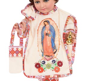 Nino Dios Outfit Juan Diego, Trajecito Nino Dios Juan Diego Baby Jesus clothes 2024