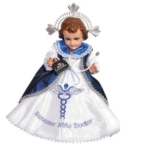 Trajecito de Nino Doctor para Niño Dios con accesorios Incluidos/Trajecito para Niño Dios con accesorios Incluidos/Baby Jesus Outfit