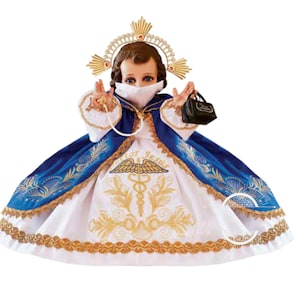 Trajecito de Nino Doctor para Niño Dios com acessórios incluídos/roupa do Menino Jesus