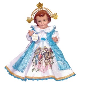 Trajecito de La Sagrada Familia para Niño Dios con accesorios Incluidos/Baby Jesus Outfit