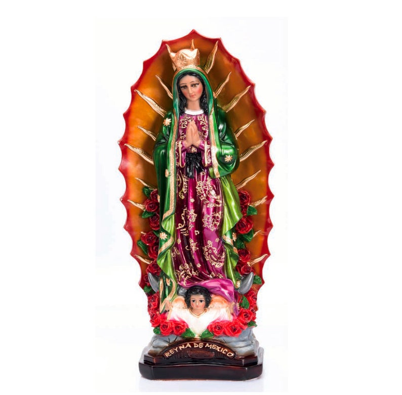 Estatua De La Virgen De Guadalupe/virgin Mary Statue/estatua Etsy