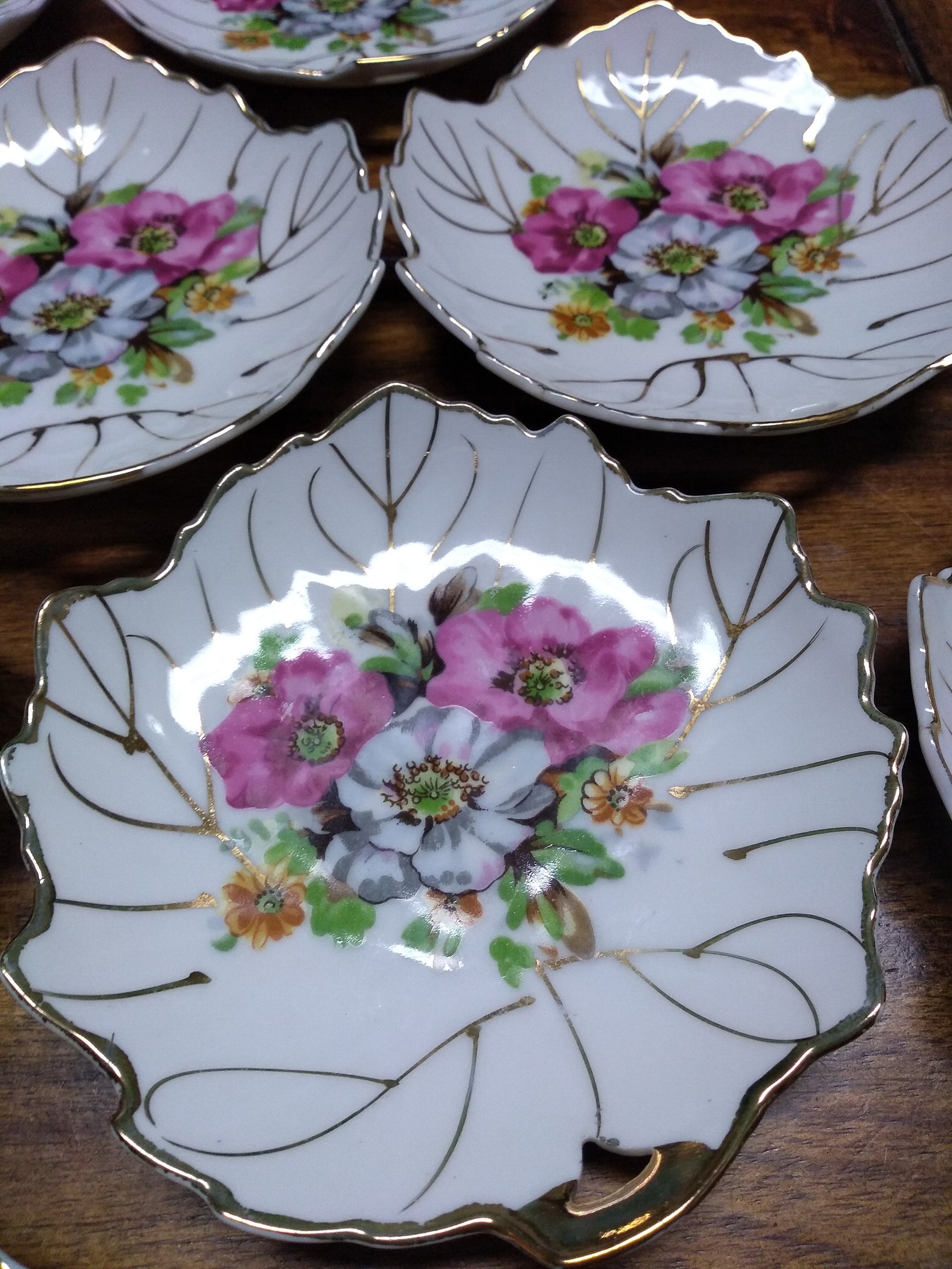 11 Napco Ceramic Japan Hand painted Decorative Plates with Etsy