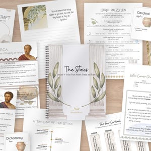 The Stoics Unit Study | Ancient Greece & Rome Homeschool Philosophy | Marcus Aurelius, Epictetus, Seneca | Character Study PDF