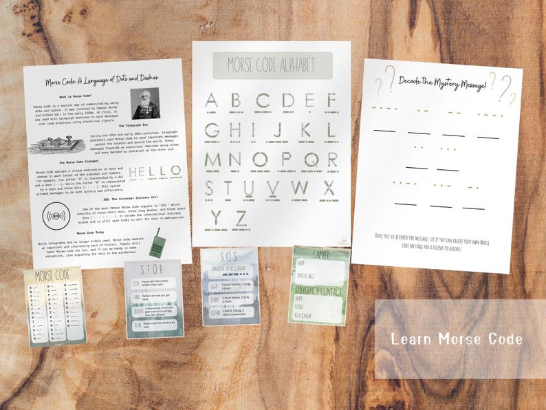 Wilderness Explorer Unit Study | Camping, First Aid, Morse Code ...