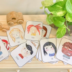 Conjunto de cartas de sentimentos para download digital