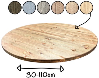 DIY // Round Solid Pine Table Top / Top Only