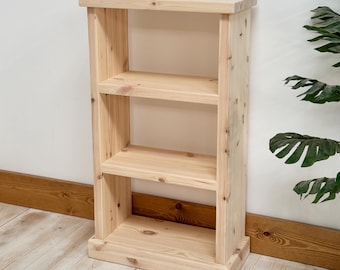 DIY GIUM // Unfinished Traditional Style Wood Bookcase / Shelving Unit