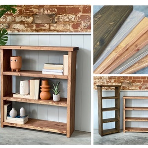 KIEN // Scandinavian Wood Bookcase / Shelving Unit
