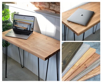 DIY // Solid Pine Desk Table Top Only - Quick Two Week Turnaround!