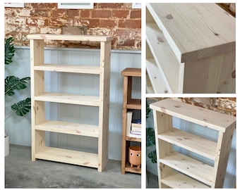 DIY KIEN // Unfinished Scandinavian Wood Bookcase / Shelving Unit