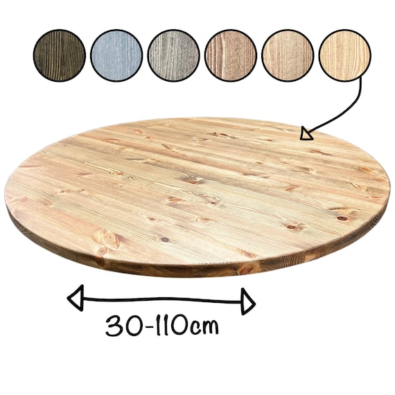 DIY Round Solid Pine Table Top Top Only Etsy UK