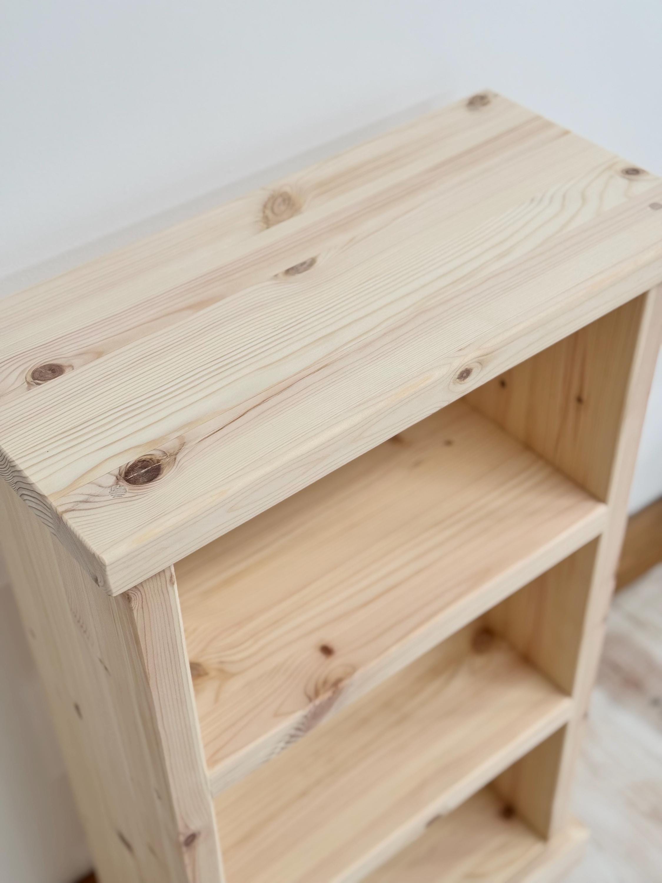 DIY GIUM // Unfinished Traditional Style Wood Bookcase / Shelving Unit