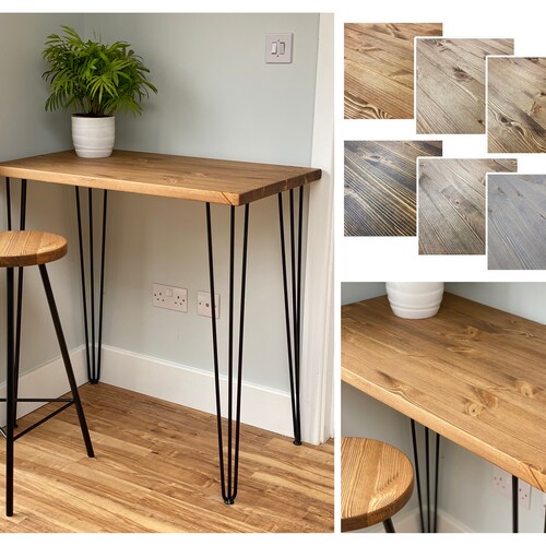 Breakfast Bar Kitchen Table Kitchen Worktop Table High Desk Etsy