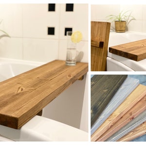 BATH BOARD // Scandinavian Wood Bath Board Shelf