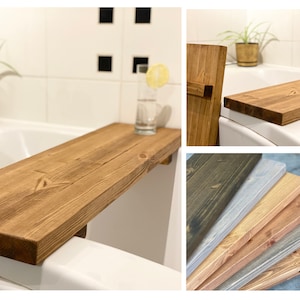 BATH BOARD // Scandinavian Wood Bath Board Shelf