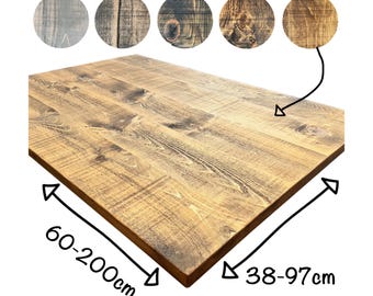 DIY // Rustic Solid Pine Table Top / Top Only