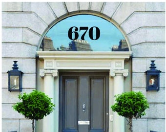 Sticker Address Numbers | Vinyl Address Numbers | Address Sticker | Peel and Stick
