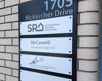 Aluminum Building Directory - Custom Tenant Sign