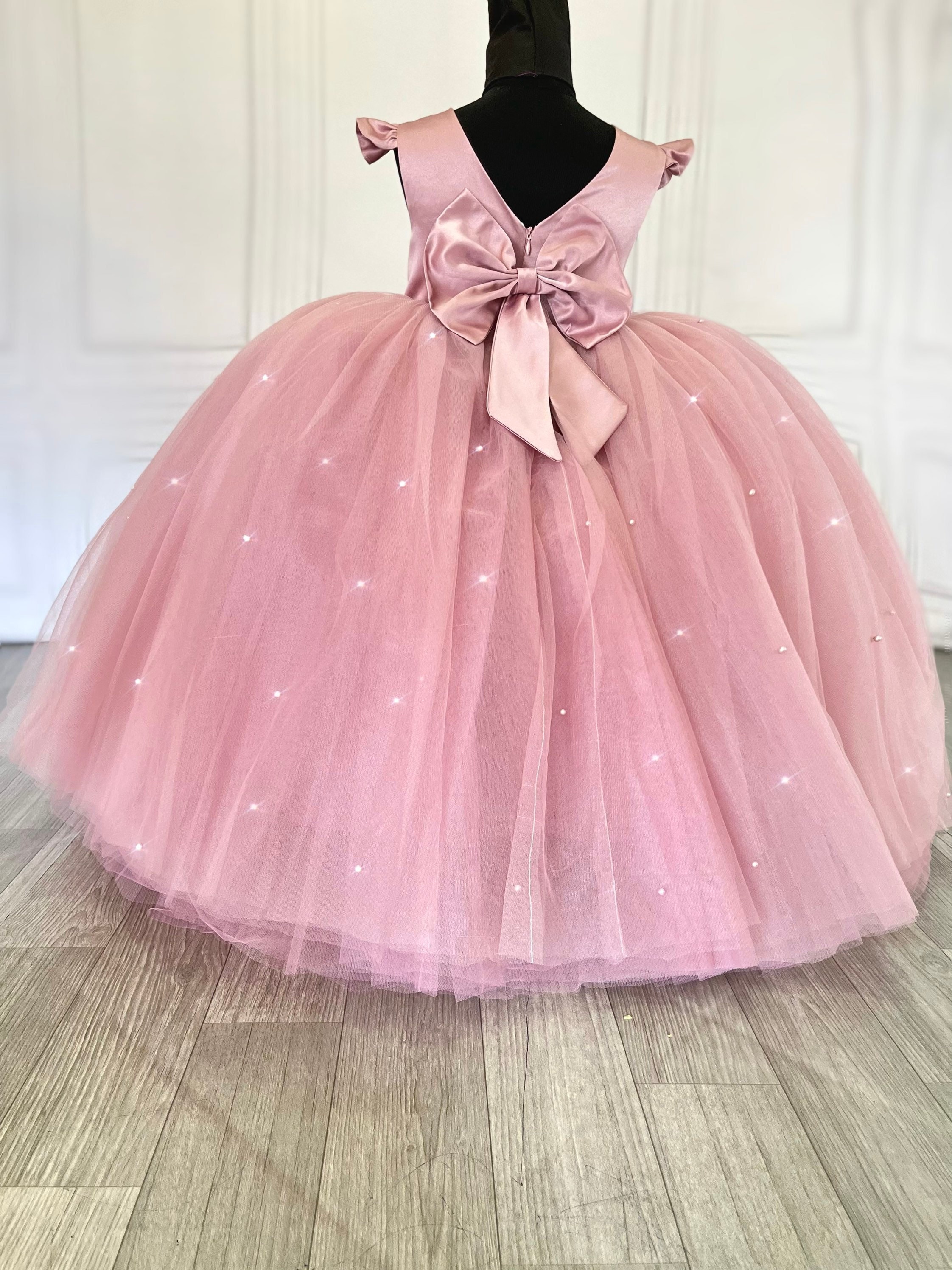 Birthday Pink Dress Flower Girl Dress ...