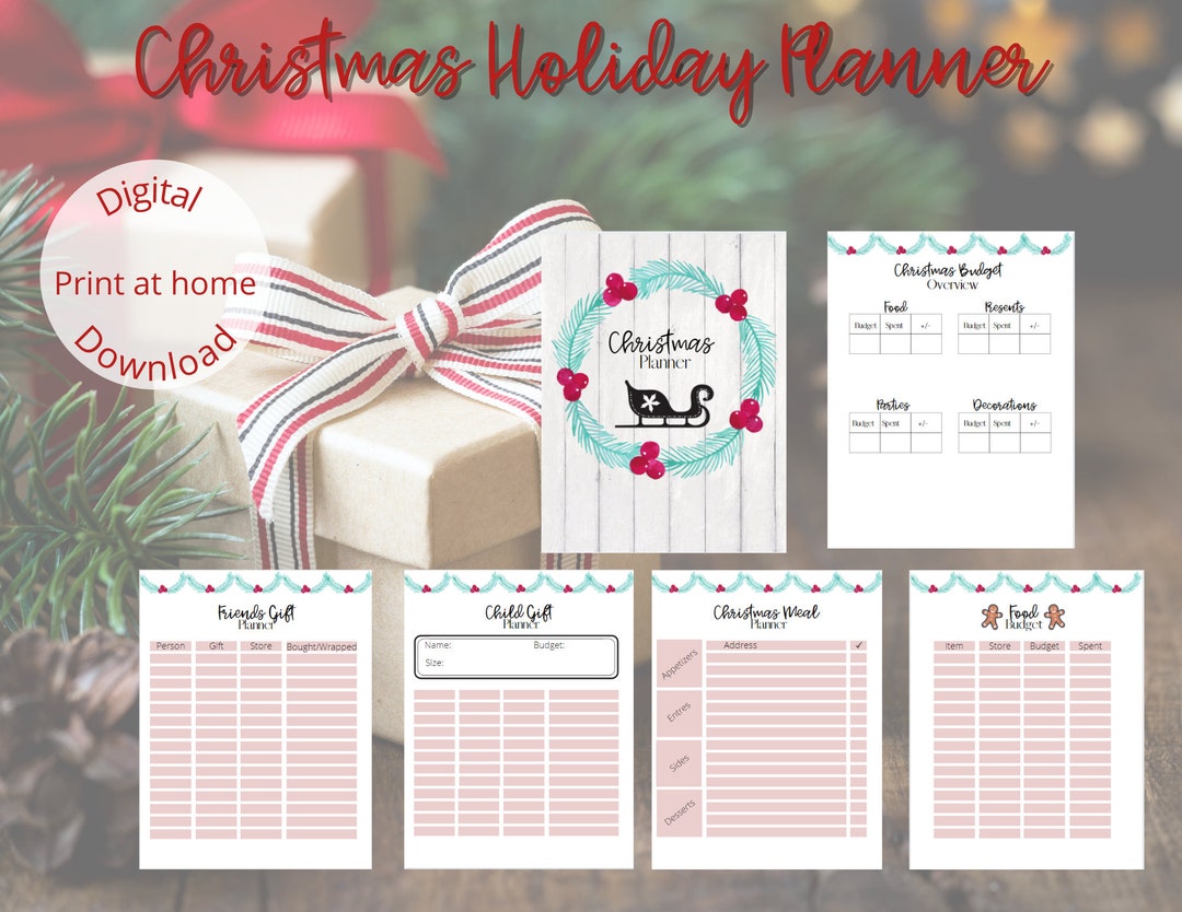 The Ultimate Christmas Planner: Holiday Organization Made Easy - Etsy