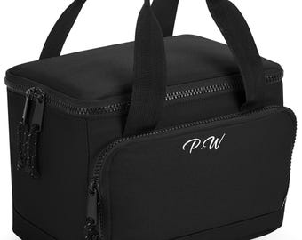 Personalised Initial Lunch Bag - Insulated Recycled Polyester