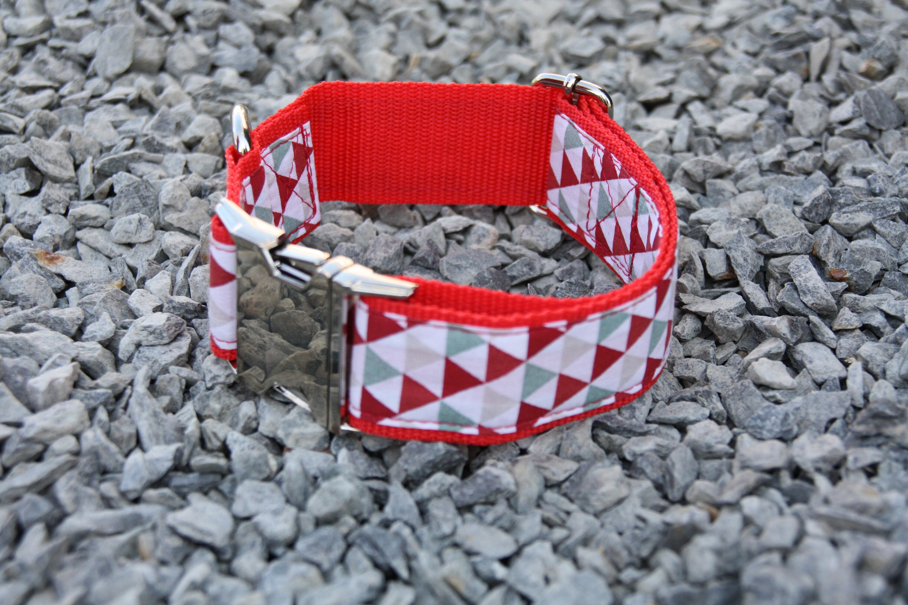 Collier Pour Chien Fantaisie Triangle Rouge