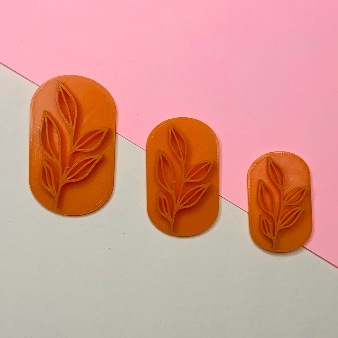 Botanical Garden Polymerclay Stamps Print Etsy