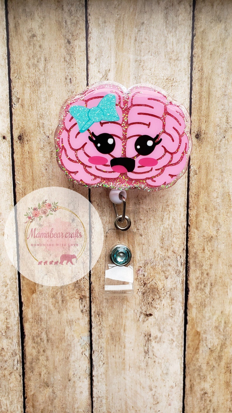neurologist badge reel Brain badge reel