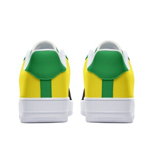 Nike Af1 Rasta Rasta Lion Sneakers, Lion Head, Jamaica Colors, AF1 Inspired, Unisex ...