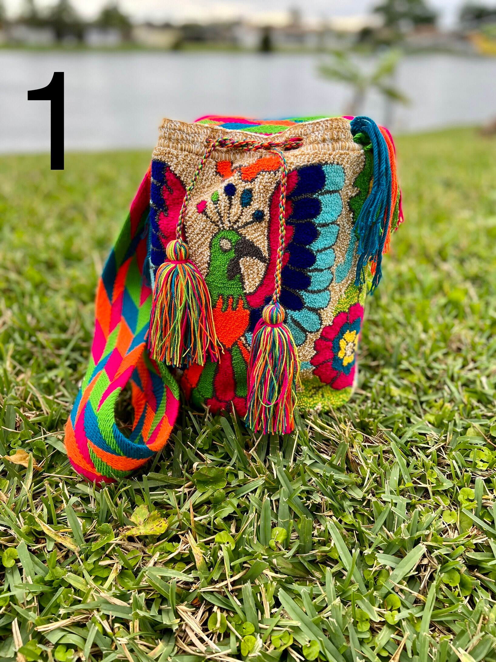 Mochilas wayuu tapizadas sale