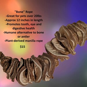 Tina Treats Vegan Sweet Potato "Bone" Rope Pet Treats
